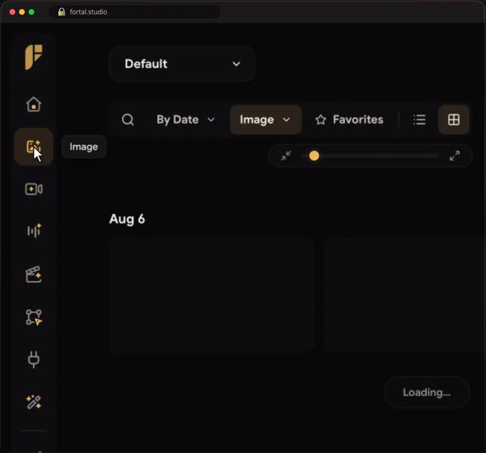 Screenshot of step 1: เปิดหน้าสร้างภาพ