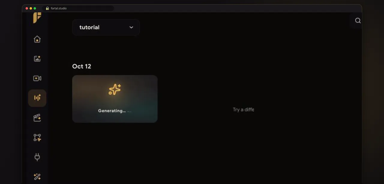 Screenshot of step 6: รอระบบสร้างเสียง