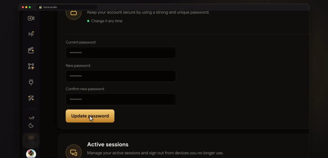 Screenshot of step 4: กดอัปเดตรหัสผ่าน