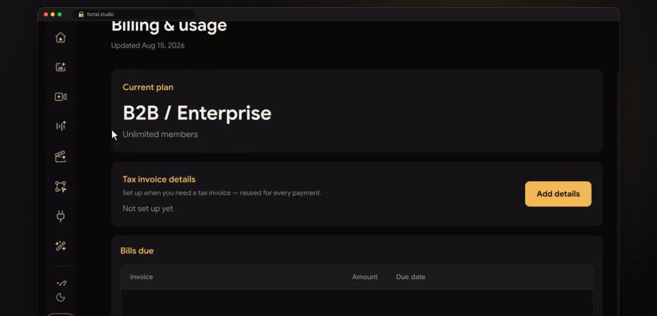 Screenshot of step 6: เปิดเมนู Billing