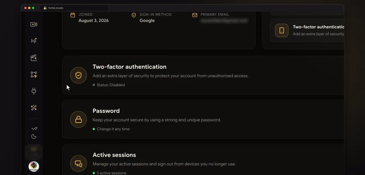 Screenshot of step 1: เปิดหน้าบัญชี