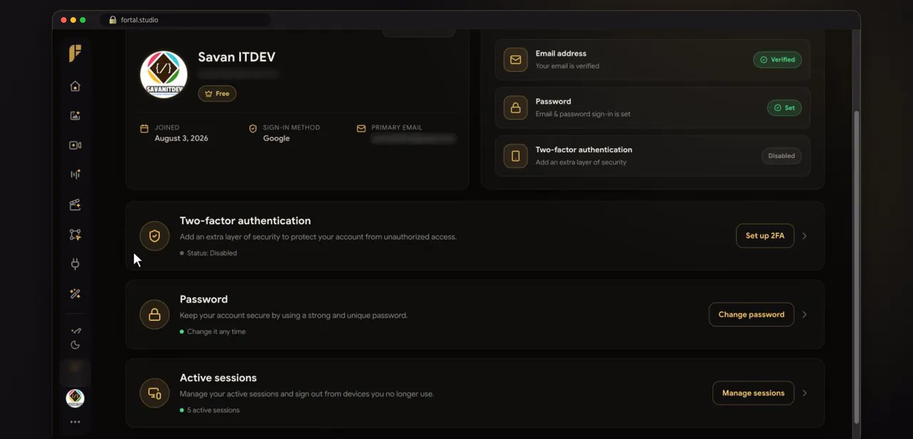 Screenshot of step 2: กด Set up 2FA